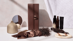 wig extension clip-in hair storage case silk pouch 