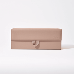 wig extension clip-in hair storage case warm ivory 